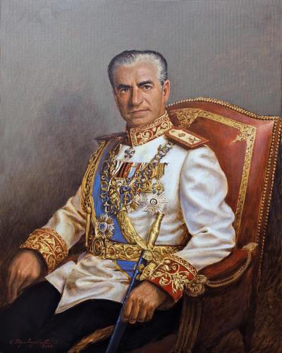 Sah-Reza-Pahlavi-70-x-55-cm-ulje-na-platnu-oil-on-canvas-2025